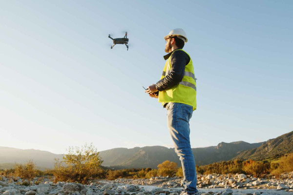 Inspección industrial con drones